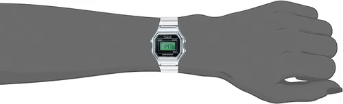 Vista 7 de Timex Women's Digital Quartz Watch with Stainless Steel Strap