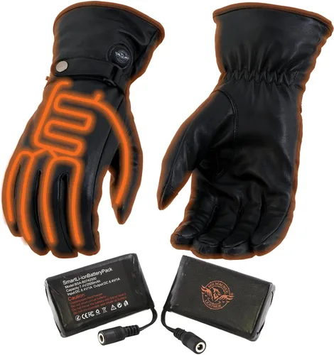 Vista 9 de Milwaukee Leather Men's and Women's Cold Weather Gloves with Heating Tech for Motorcycle, Hunting, Outdoor Use