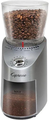 Vista 10 de Capresso Infinity Plus Molinillo de Fresas Cónicas, Negro