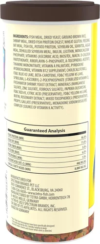 Vista 4 de Tetra Min Tropical Flakes Fish Food, 8.81 oz