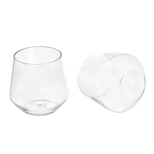 Vista 3 de Amazon Basics Tritan - Vaso de vino de plástico sin BPA, 14 onzas, transparente, juego de 4