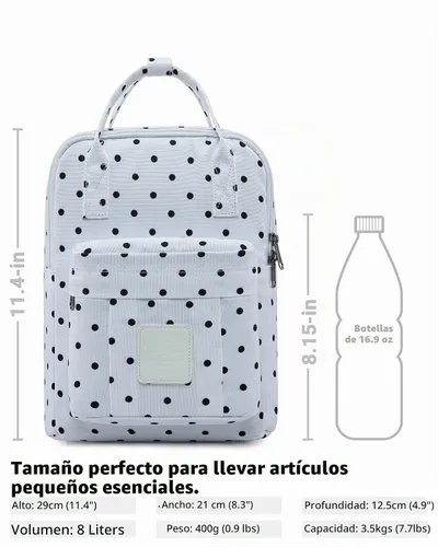 Vista 3 de HotStyle BESTIE - Mini mochila de varios colores y patrones, tamaño pequeño