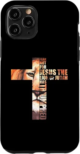 Vista 10 de iPhone 15 León Judá Jesús Cruz Cristo versos de la Biblia Fe Iglesia Caso