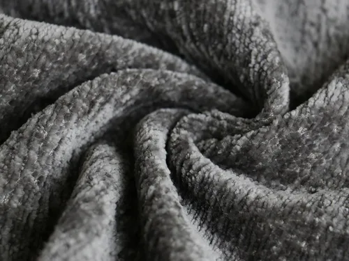 Vista 6 de Sofás seccionales en forma de U para sala de estar, sofá modular moderno de 112 pulgadas, sofá de felpilla gris oscuro con diván doble