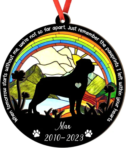 Vista 113 de Adorno personalizado para atrapasoles de sabueso afgano, adorno de Navidad de sabueso afgano, regalo para perro amante, sabueso afgano conmemorativo