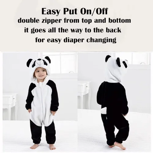 Vista 5 de QIAONIUNIU Halloween Baby Costumes Toddler Onesie Infants Romper Boys Girls Animal Dress Up Clothes 2-36 Months