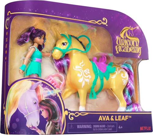 Vista 9 de Unicorn Academy Ava & Leaf, 2 Accessories, Dolls & Unicorn Toys, Ages 4+