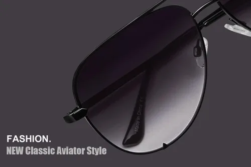 Vista 4 de ADE WU Gafas de sol estilo aviador retro de gran tamaño para mujer, clásicas, negras, doradas, de metal, vintage, grandes pilotos