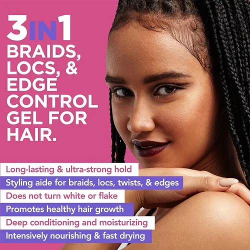 Vista 5 de Esha Slick N Slay Gel para Trenzado (17 Oz., MELÓN)