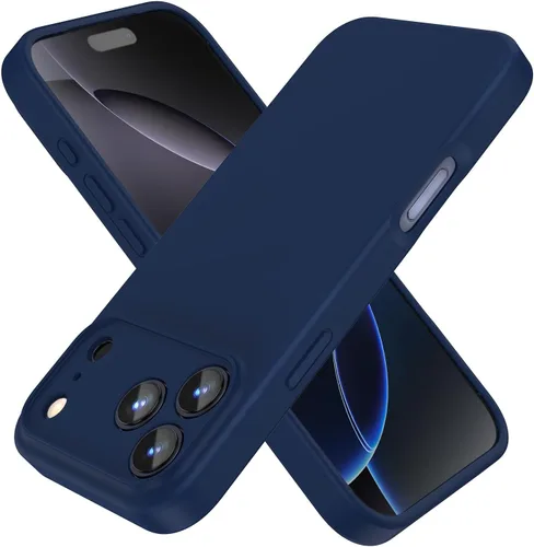 Vista 11 de MILPROX Funda de silicona compatible con Magsafe para iPhone 17 de 6.3 Azul marino