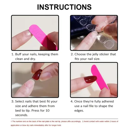 Vista 7 de Uñas postizas largas a presión cuadradas con dijes, uñas acrílicas color rosa nude, lindos diseños de dijes de oso de corazón, uñas con pegamento