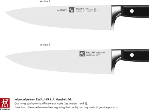 Vista 5 de ZWILLING Cuchillo de chef profesional S, 10.2 in, negro