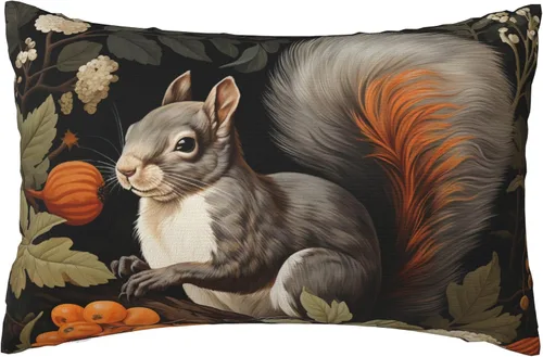 Vista 56 de Fundas de almohada William Morris diseño Strawberry Thief, fundas de almohada decorativas suaves para exteriores, fundas de almohada para decoración