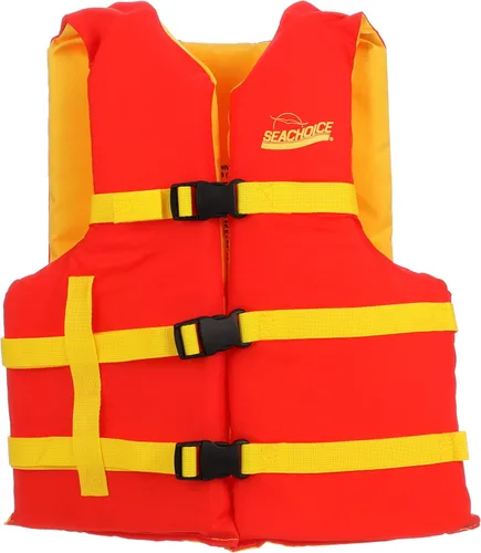 Vista 7 de Seachoice Chaleco salvavidas, chaleco ajustable universal para adultos