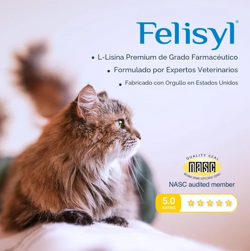 Vista 7 de Felisyl Gel de L-lisina para gatos y gatitos (5 onzas) – Sistema inmunológico, respiratorio y apoyo para la salud ocular. Reduce los estornudos
