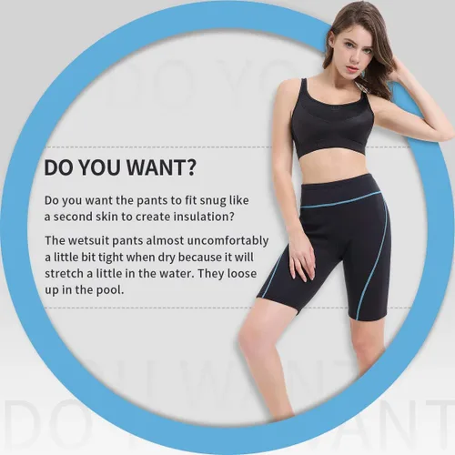 Vista 4 de GoldFin - Traje de neopreno corto para mujer de 2 mm, traje corto de neopreno para deportes acuáticos, surf, buceo, natación, kayak