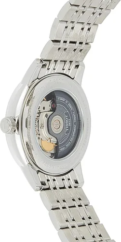 Vista 2 de Tissot T0854071105100 T Classic Powermatic Reloj de plata automático suizo con pantalla analógica para hombre, PlataNegro, Reloj automático