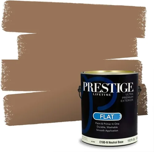 Vista 168 de PRESTIGE Pintura exterior e imprimación en uno, bronceado Aberdeen, plano, 1 galón