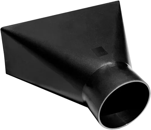 Vista 10 de POWERTEC 70150V Campana de polvo rectangular para 4 pulgadas OD accesorio, para carpintería manguera y accesorios de recolección de polvo