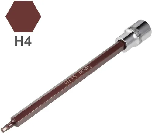 Vista 135 de Utoolmart 1/2" Drive x 0.551 in largo Hex Bit Socket, métrico, S2 y Cr-V acero 1pcs