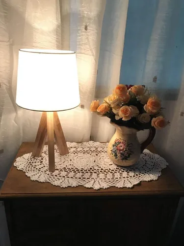 Vista 9 de Damanni Tapete ovalado de algodón hecho a mano con encaje de ganchillo, 12 x 24 pulgadas, color beige
