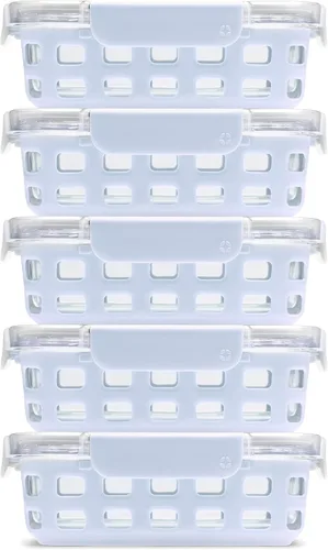 Vista 21 de Ello Duraglass Refresh - Recipientes de preparación de comidas de 3.4 tazas