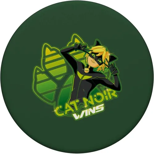 Vista 3 de Miraculous Ladybug - Colección Gamer - Cat Noir gana PopSockets intercambiables PopGrip