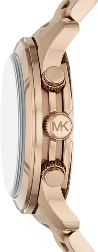 Vista 23 de Michael Kors Runway - Reloj cronógrafo de acero inoxidable para hombre con correa de acero o silicona