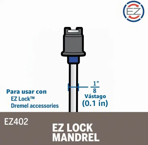 Vista 9 de Dremel EZ402 EZ Lock™ Mandril