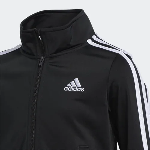 Vista 2 de adidas Chaqueta de tricot icónica con cremallera frontal para niños