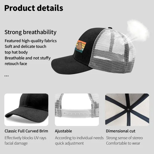 Vista 7 de devor Hats Introverted But Willing to Discuss Capybaras Dad Hats, Graphic Cap for Women