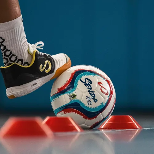 Vista 5 de Senda Belem Balón de Futsal para Entrenamiento Blanco