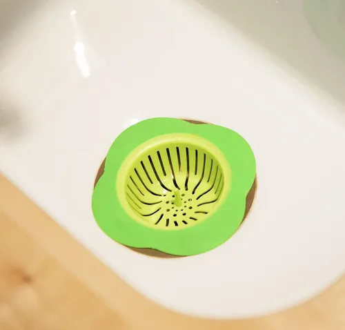 Vista 8 de Evri-Sink - Colador de fregadero con borde ancho grande, herramienta para fregaderos de cocina, se adapta a la mayoría de fregaderos de cocina