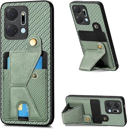 Vista 86 de Funda para Oppo K10x / OnePlus Nord CE 2 Lite 5G Funda para Realme 9 5G / 9 Pro / Q5 / V25 Funda de piel sintética con ranuras para tarjetas