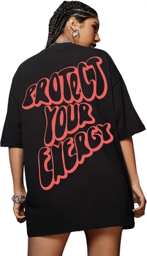 Vista 6 de SweatyRocks Camiseta de manga corta con cuello redondo para mujer