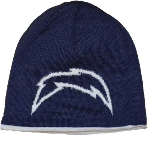 Vista 3 de Reebok Womens Cuffless Beanie Hat - NFL Ladies Football Knit Skull Cap
