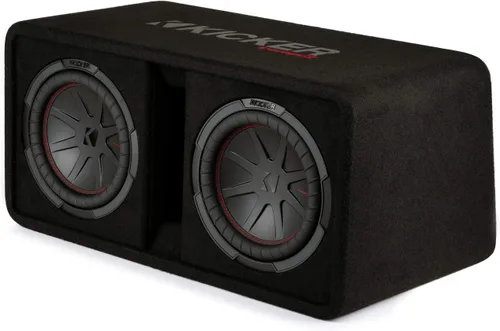 Vista 3 de KICKER 48DCWR102 CompR Subwoofers duales de 10" en carcasa ventilada, 2ohm