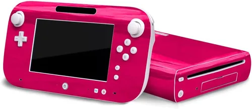 Vista 4 de Black Chrome Mirror Vinyl Decal Faceplate Mod Skin Kit by System Skins - Compatible with Nintendo Wii U Console