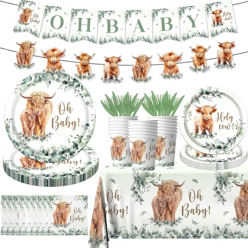 Vista 18 de Suministros para Fiestas de Neón, 142 Piezas Let Glow Decoraciones de Fiesta Incluyendo Platos de Papel Desechables, Tazas, Manteles, Decoración