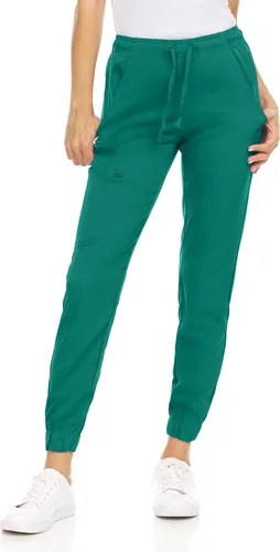 Vista 11 de MediChic Mini Marilyn - Pantalones médicos tipo deportivo, con cintura elástica en 4 direcciones y cuatro bolsillos Negro