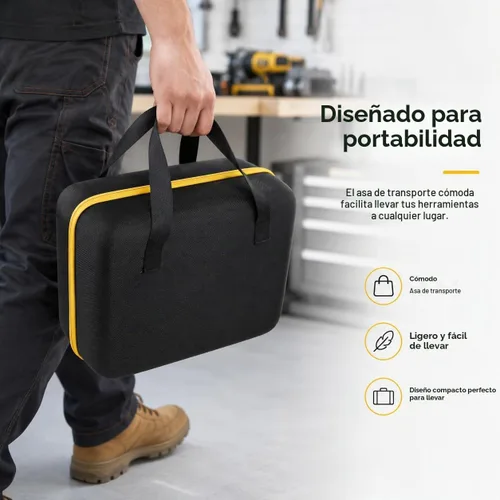 Vista 3 de Funda rígida Khanka de reemplazo para inflador de neumáticos DEWALT DCC020IB de 20 V Max