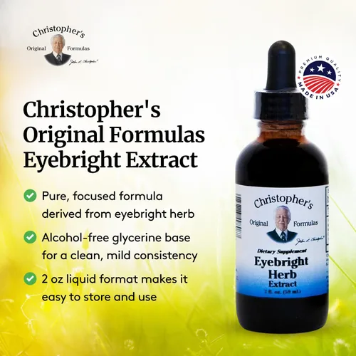 Vista 5 de Christopher's Original Formulas Extracto de hierbas Eyebright, 2 fl oz