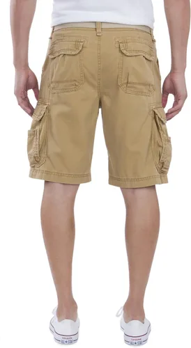 Vista 4 de Unionbay Survivor pantalones cortos de cargo con cinturón para hombre