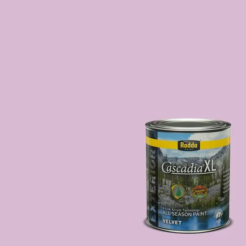 Vista 45 de Rodda Paint CASCADIA XL - Pintura satinada exterior e imprimación en uno, cuarto de galón, banderín para bebé