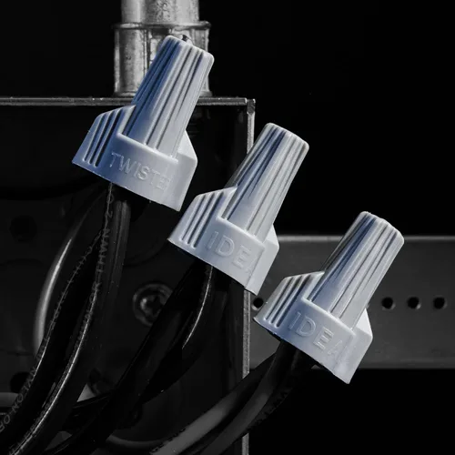 Vista 8 de Ideal - Conector de cable eléctrico (30-342), caja de 50 tuercas de alambre roscadas suaves para 16 a 6 AWG con alas barridas