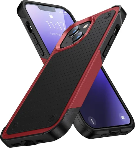 Vista 11 de Funda diseñada para iPhone 14, iPhone 13, 2 en 1, regalo de grado militar, resistente a caídas, resistente a prueba de golpes, para iPhone 14, funda