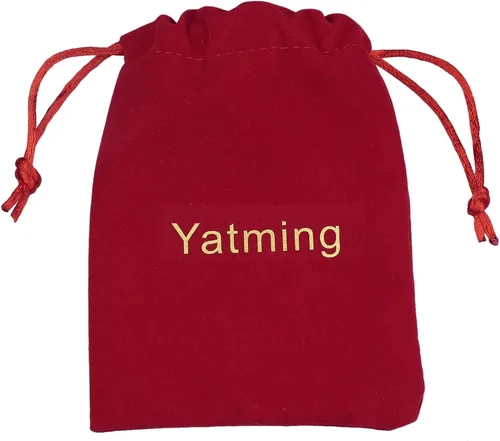 Vista 5 de Yatming - Colgante de piedra de obsidiana hecha a mano para hombres y mujeres, colgante de cristal curativo de amuleto talismán