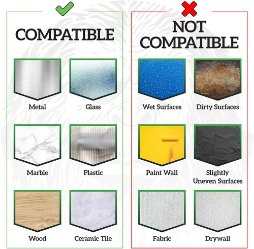 Vista 2 de WickedGood Cinta de montaje (1" x 60"), cinta adhesiva de doble cara, cinta resistente para interiores y exteriores, impermeable (transparente)