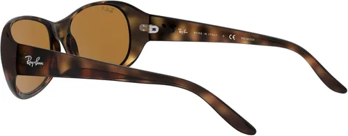 Vista 5 de Ray-Ban RB4061 - Gafas de sol ovaladas para mujer color marrón polarizado 2165in
