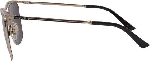 Vista 3 de Gucci GG0821S GoldGrey 6213145 hombres Gafas de sol